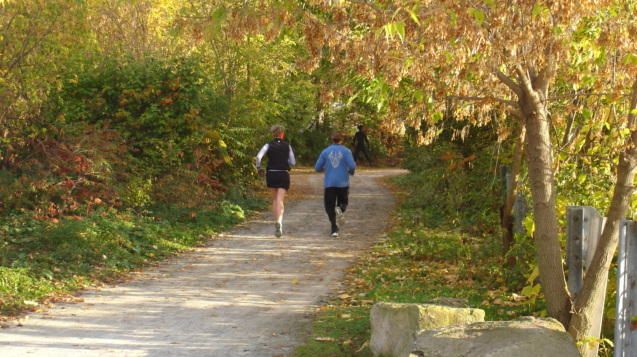 Allegheny Riverfront walkers